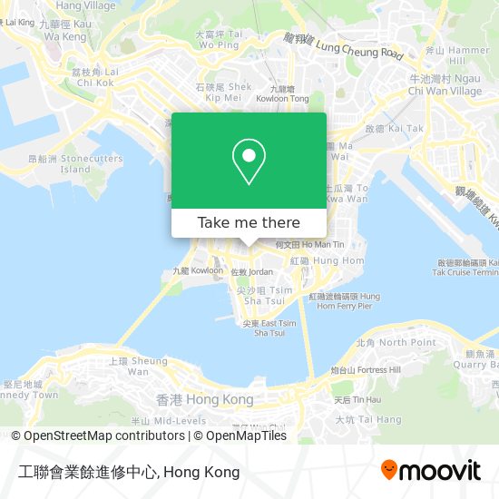 工聯會業餘進修中心 map