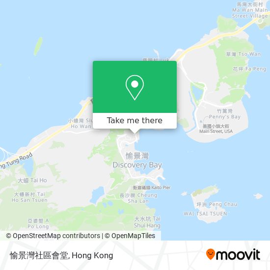 愉景灣社區會堂 map