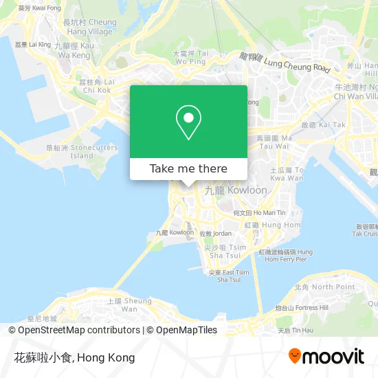 花蘇啦小食地圖