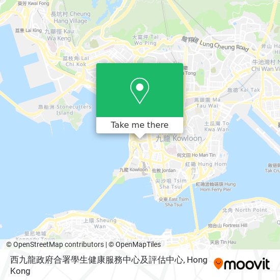 西九龍政府合署學生健康服務中心及評估中心 map