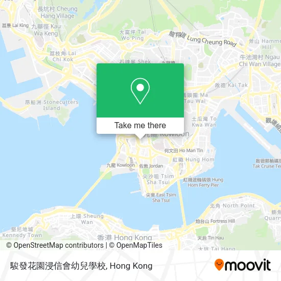 駿發花園浸信會幼兒學校地圖