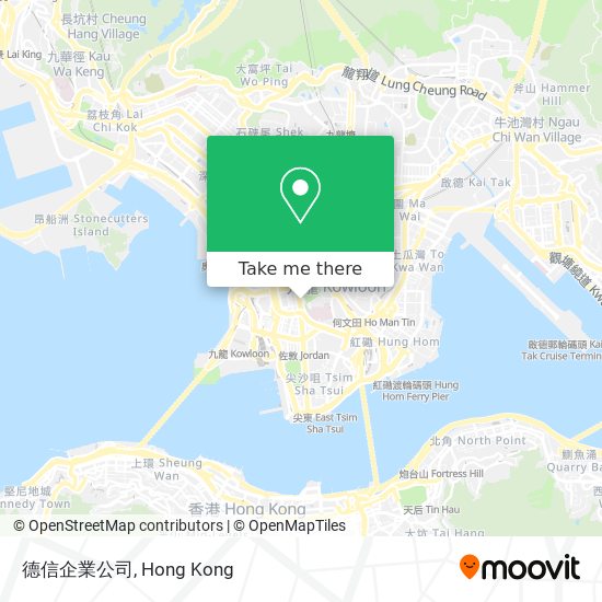 德信企業公司 map