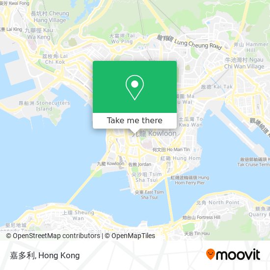 嘉多利地圖