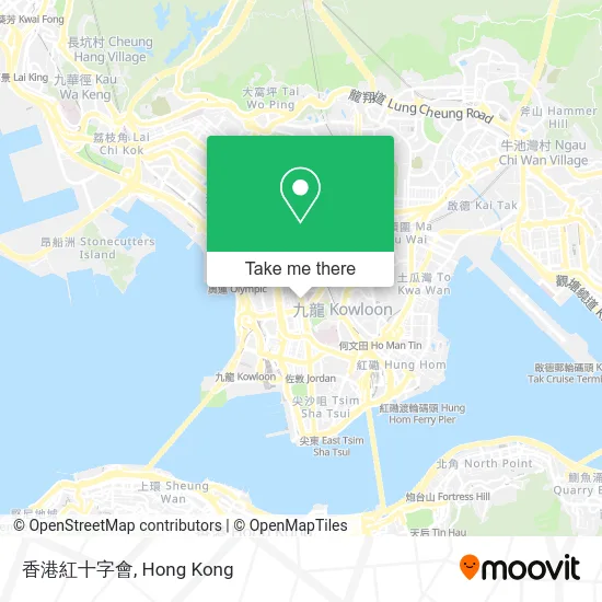 香港紅十字會 map