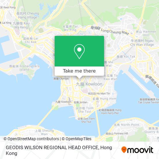 GEODIS WILSON REGIONAL HEAD OFFICE map