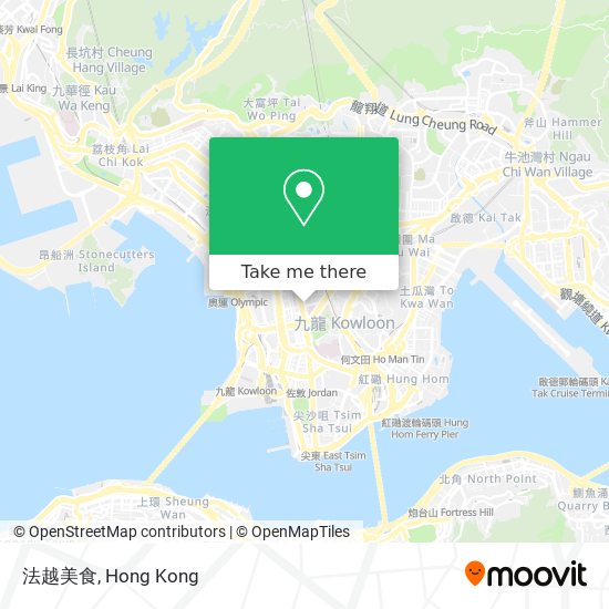 法越美食 map