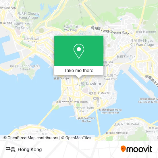 平昌 map