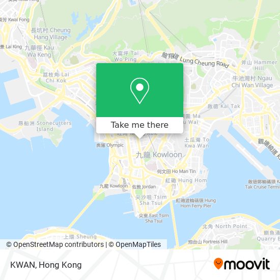 KWAN map