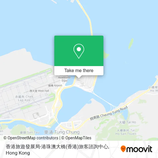 香港旅遊發展局-港珠澳大橋(香港)旅客諮詢中心 map