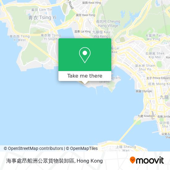 海事處昂船洲公眾貨物裝卸區 map