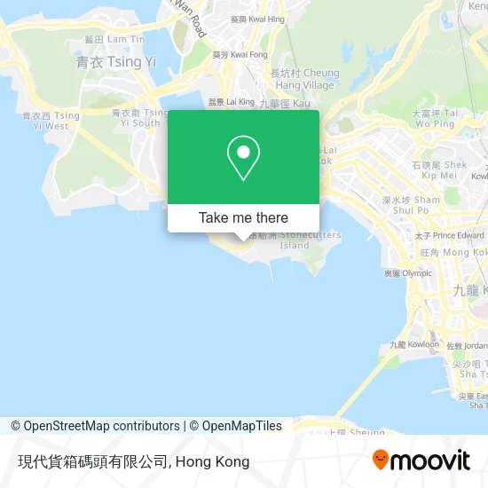 現代貨箱碼頭有限公司地圖