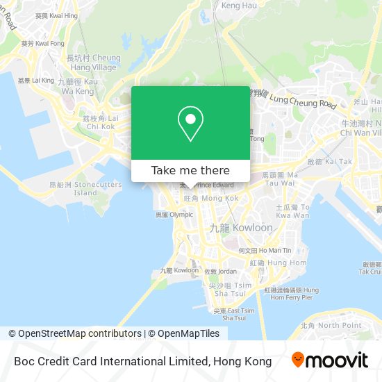 Boc Credit Card International Limited地圖