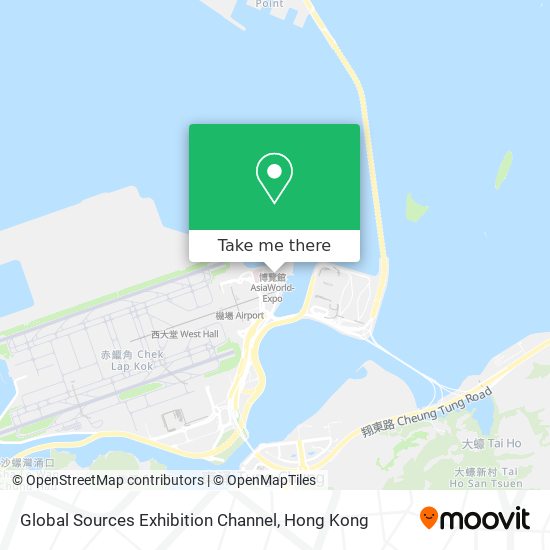 Global Sources Exhibition Channel map