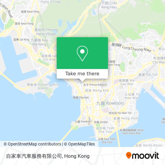 自家車汽車服務有限公司 map