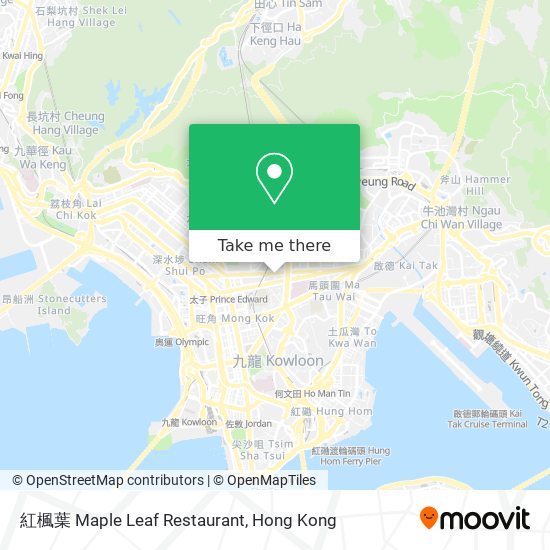 紅楓葉 Maple Leaf Restaurant map