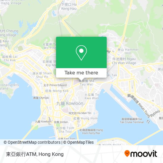 東亞銀行ATM map