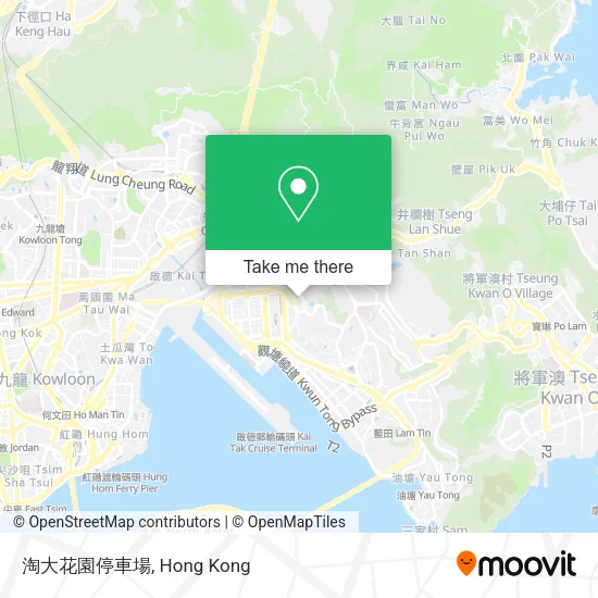 淘大花園停車場 map