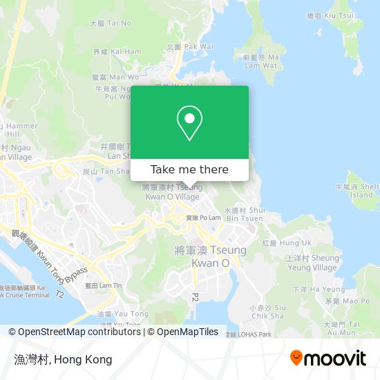 漁灣村地圖