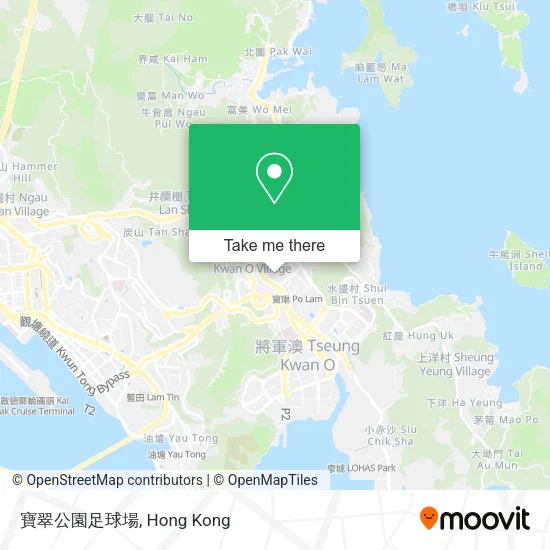 寶翠公園足球場地圖