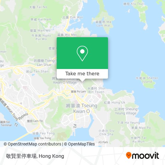 敬賢里停車場地圖