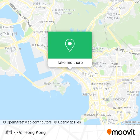 廟街小食地圖