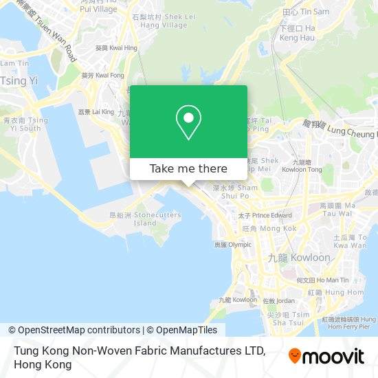 Tung Kong Non-Woven Fabric Manufactures LTD地圖