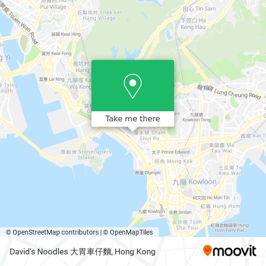 David's Noodles 大胃車仔麵地圖