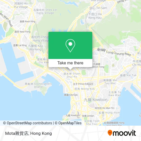 Mota雜貨店 map