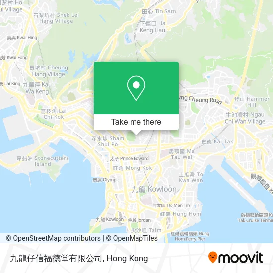 九龍仔信福德堂有限公司地圖