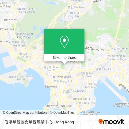 香港單親協會單親展業中心 map