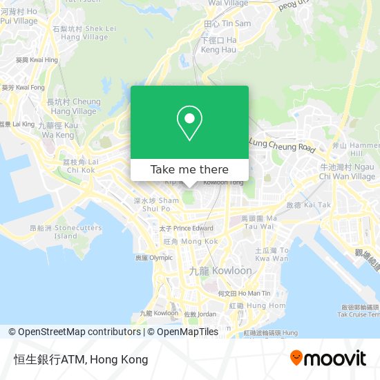 恒生銀行ATM地圖