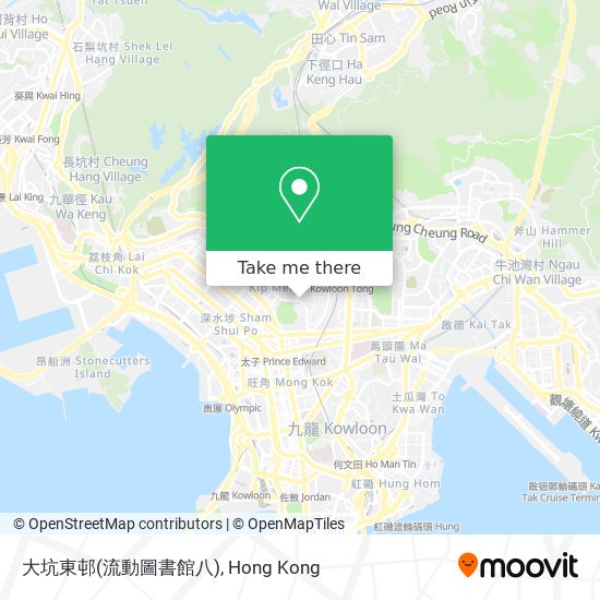 大坑東邨(流動圖書館八) map
