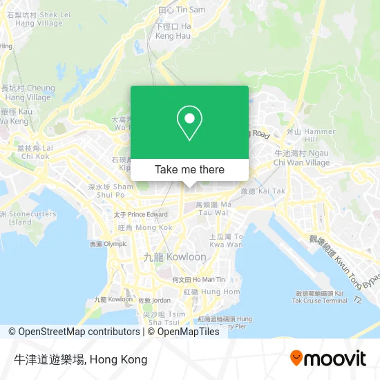 牛津道遊樂場 map