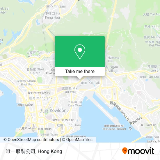 唯一服裝公司地圖
