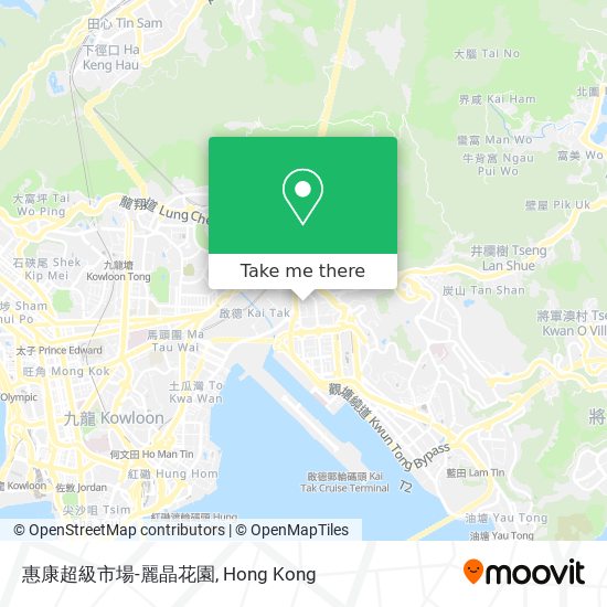 惠康超級市場-麗晶花園 map