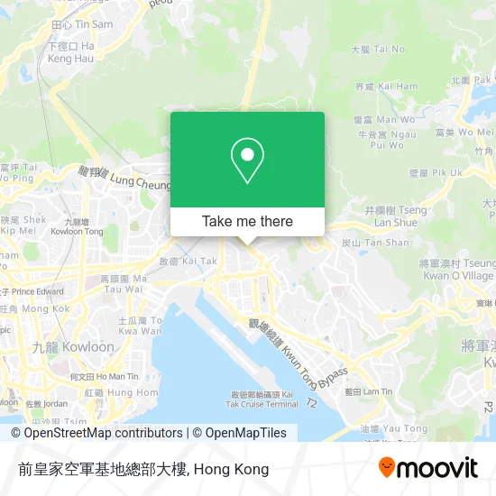 前皇家空軍基地總部大樓地圖