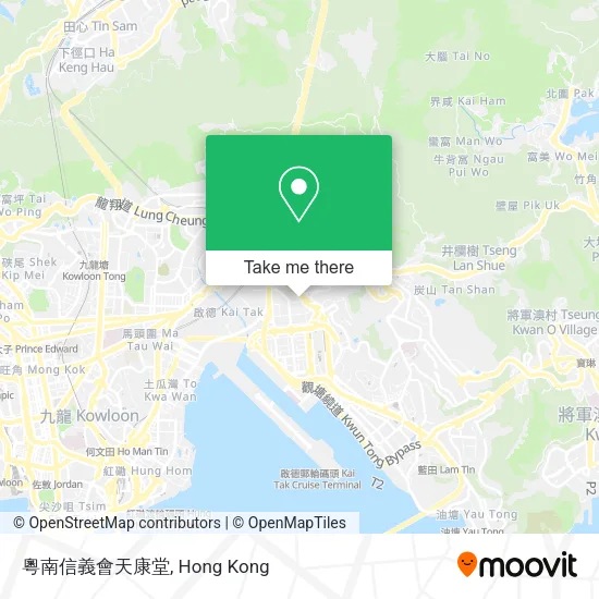 粵南信義會天康堂地圖