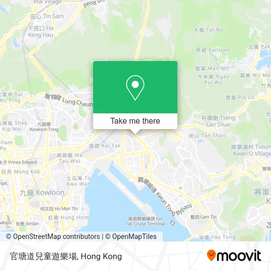 官塘道兒童遊樂場地圖