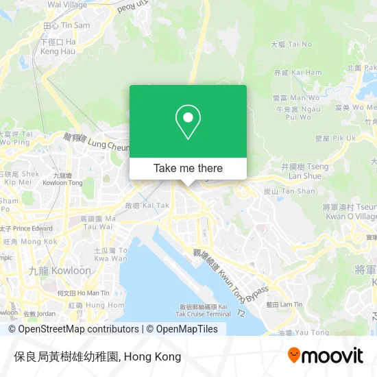 保良局黃樹雄幼稚園地圖