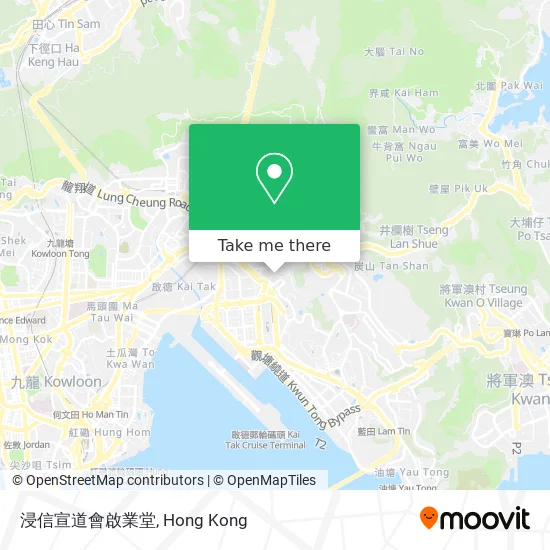 浸信宣道會啟業堂 map