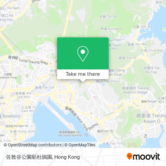 佐敦谷公園簕杜鵑園地圖
