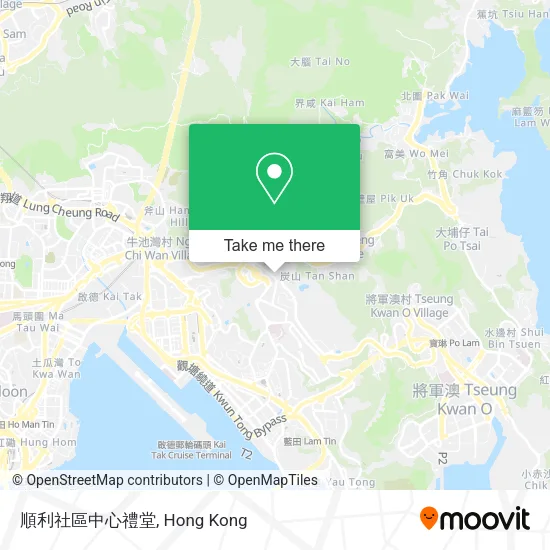 順利社區中心禮堂地圖