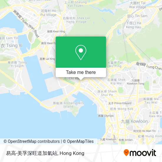 易高-美孚深旺道加氣站地圖