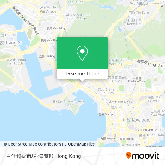 百佳超級市場-海麗邨地圖