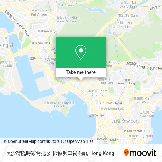 長沙灣臨時家禽批發市場(興華街4號)地圖