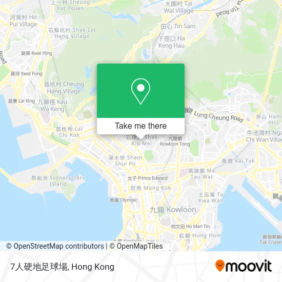 7人硬地足球場 map