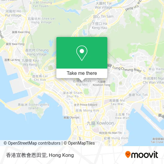香港宣教會恩田堂地圖