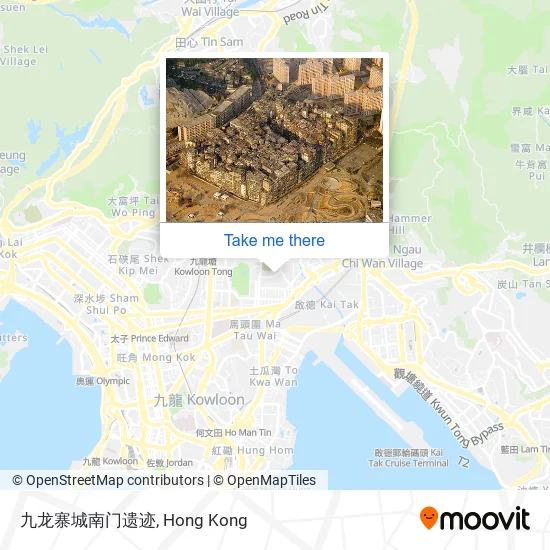 九龙寨城南门遗迹地圖