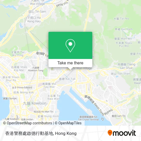 香港警務處啟德行動基地 map