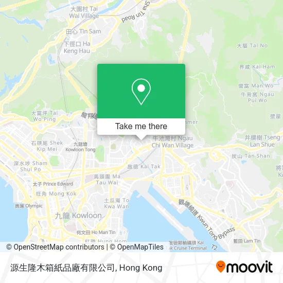 源生隆木箱紙品廠有限公司地圖